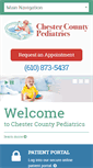 Mobile Screenshot of chestercountypediatrics.com